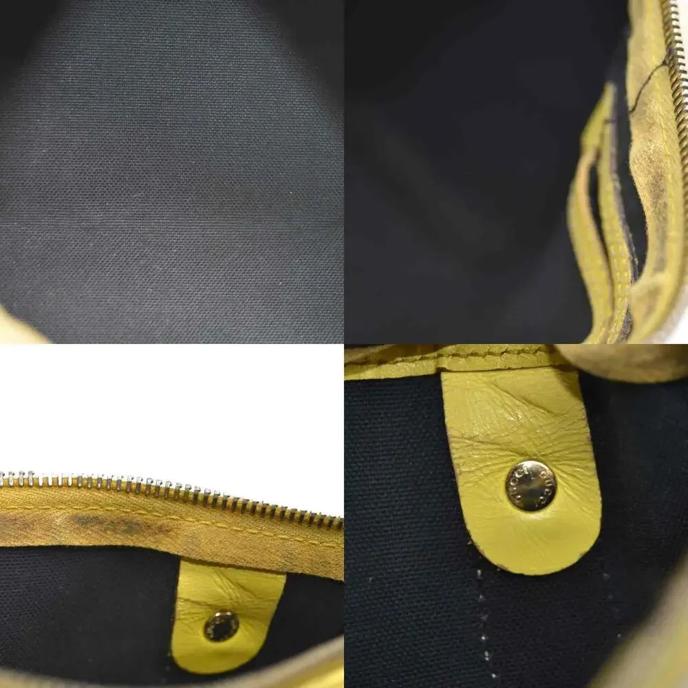 Gucci GG Plus Monogram Web Stripe Small Joy Boston Yellow - Picture 8 of 15
